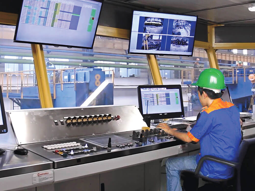 Control de automatización de trenes de laminación en caliente Asia barra de refuerzo