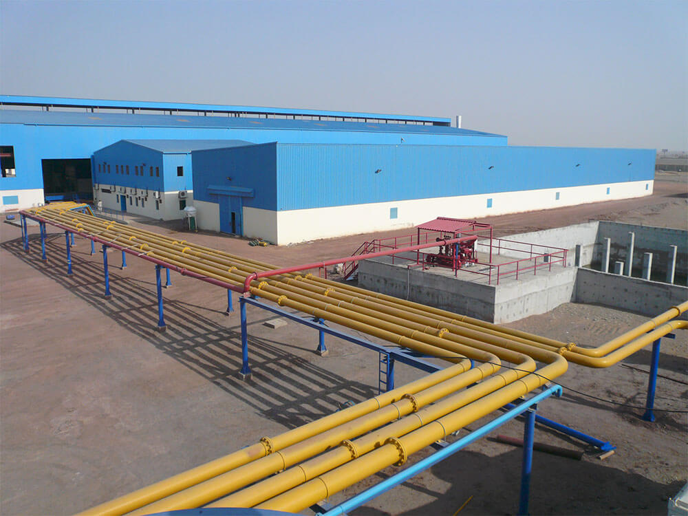 Auxiliary systems water treatment hot rolling mill plant
