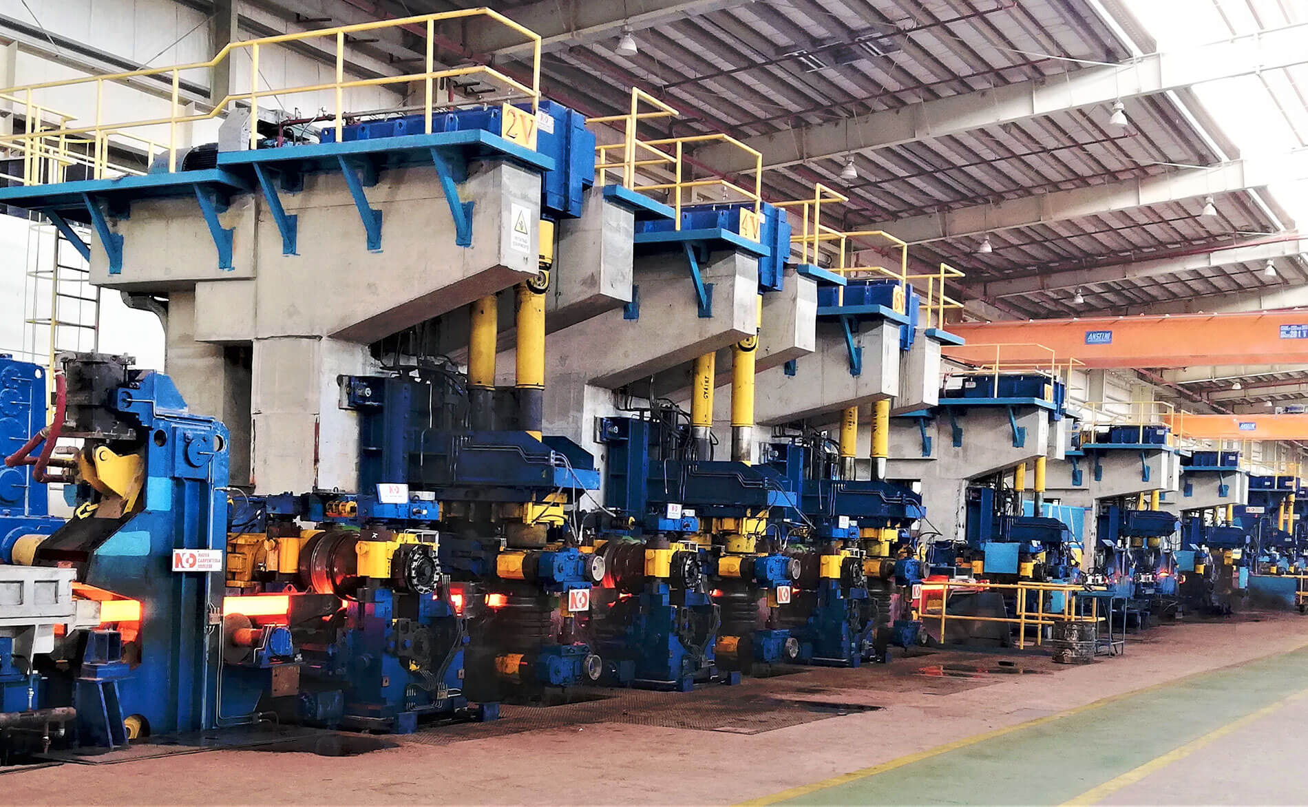 steel long hot rolling mill