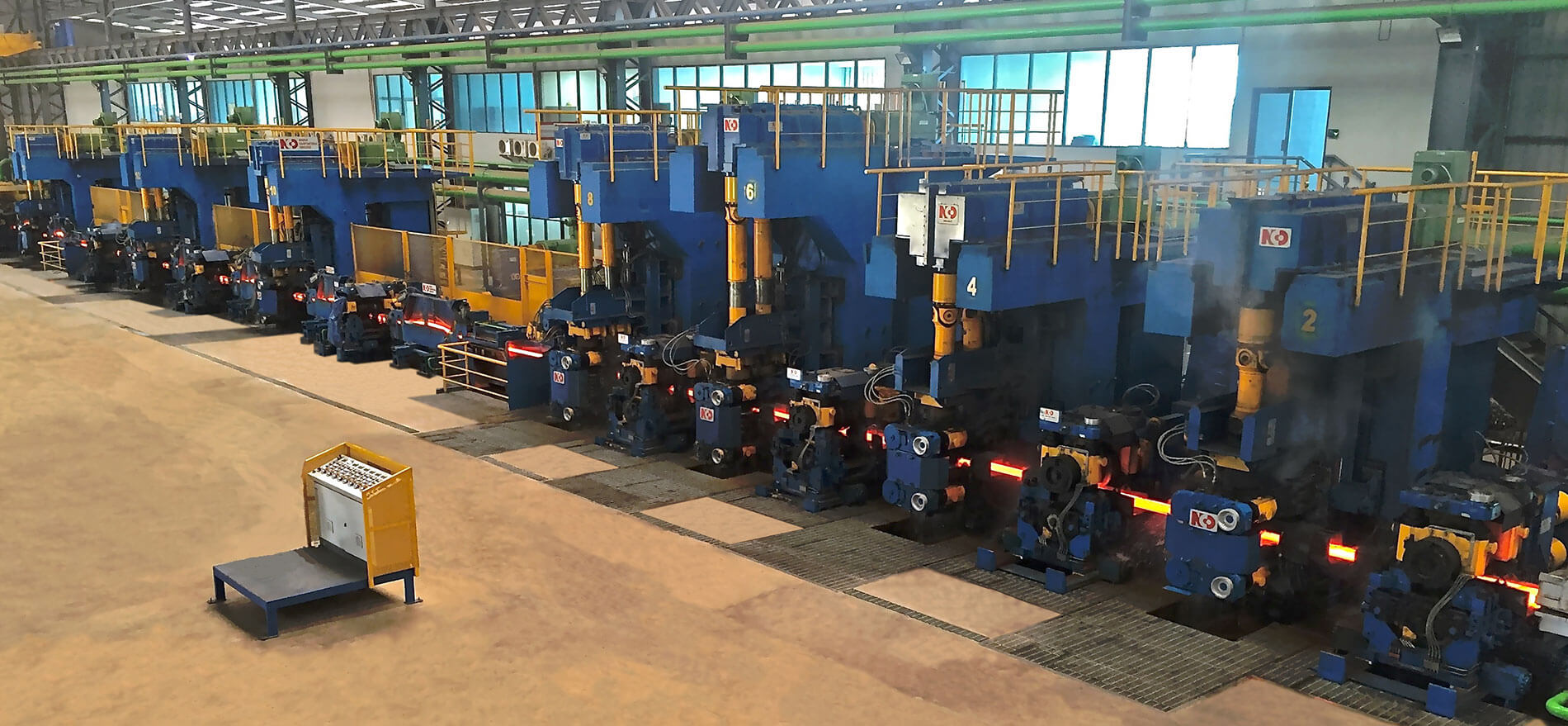 hot rolling mill long products